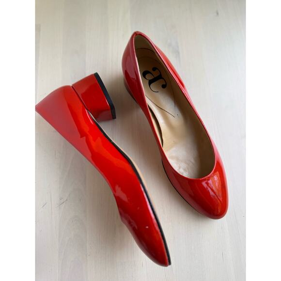 ANDREA CARRANO Fibbieta Pretty Pump in Red Patent Leather size 38 - Picture 6 of 15